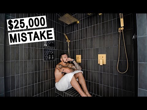 I Built a $25,000 Steam Sauna Shower + Everything Went Wrong