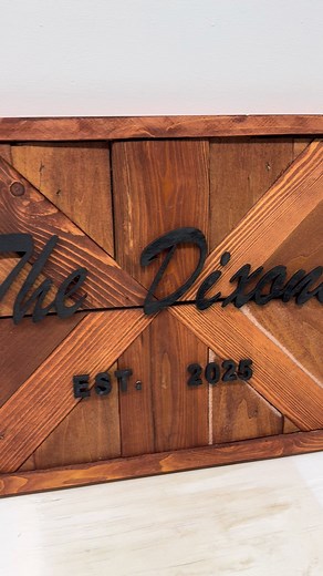 Looking for the perfect home piece or a standout business sign? We’re taking orders for personalized wooden signs just like this one — custom names, logos, ranch brands, business branding, you name it. • Handcrafted • Fully customizable • Great gift idea for weddings, housewarmings & new businesses 📣 Order now and get 25% OFF Ends November 30th! Shoot me a message to get yours started 👇 Let’s make something you’ll be proud to hang up. 🤝✨ | Wild Hare Creations