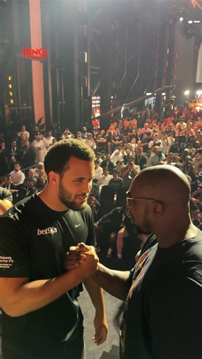 Moses Itauma and Dillian Whyte were exchanging words during their first face-off 👀🔈 Esports World Cup Fight Week 25 | Aug 16th | LIVE on DAZN 📺 | Ring Magazine