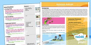Design and Technology: Automata Animals UKS2 Planning Overview