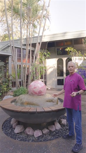 29K views · 1.2K reactions | The Rose Quartz fountain is a beloved gem at Crystal Castle & Shambhala Gardens! Ever wondered about its incredible journey? There was a time when the base started to crack, and we had to lift the 1.5-tonne fountain with a massive crane, replace the base, and reassemble it with care. This story is a testament to the enduring beauty and resilience of this magical feature. Come and see for yourself!  | Crystal Castle | Facebook