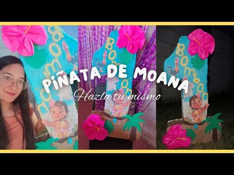 CÓMO HACER UNA PIÑATA DE TAMBOR #1/PIÑATA DE MOANA