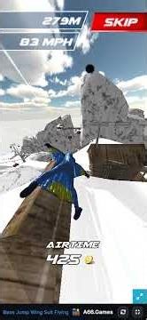 Base Jump Wing Suit Flying