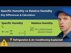 Specific Humidity vs Relative Humidity Key Differences Calculation in Refrigeration Air Conditioning