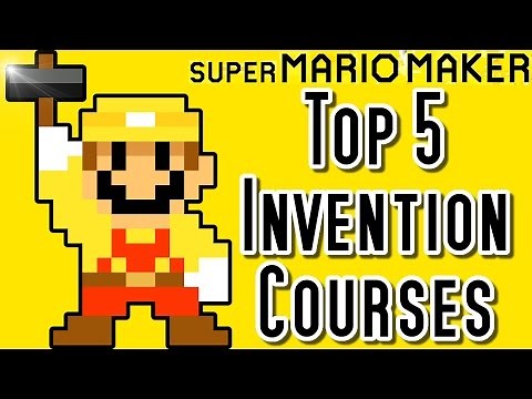 Super Mario Maker TOP 5 MOST ORIGINAL Courses (Wii U)