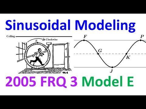 2005 FRQ 3 - Sinusoidal Modeling (Model E) [AP Precalculus]