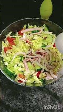 вкуснейший салат 🥗 с морепродуктами 😋