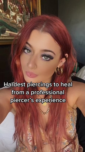What was the hardest piercing for you to heal?? Lmk in the comments! ⬇️ #piercinglovers #piercersoftiktok #sydneypiercing #piercingproblems #earcuration #earcurationsydney #earcurationinspo #piercingstudio #piercingcheck #goldjewelry #helixpiercing #doublehelixpiercing #industrialpiercing #industrialbarpiercing #industrialbar #rookpiercing #doublerookpiercing