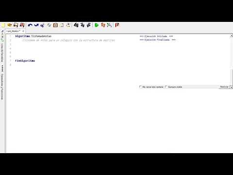 Como hacer un sistema de notas con matrices en pseint