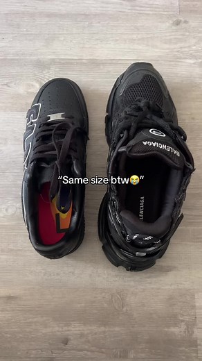 Balenciaga Runners: Same Size Experience