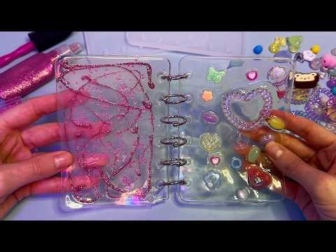 ASMR Making a Glue Peeling Book (Whispered, New Project!)