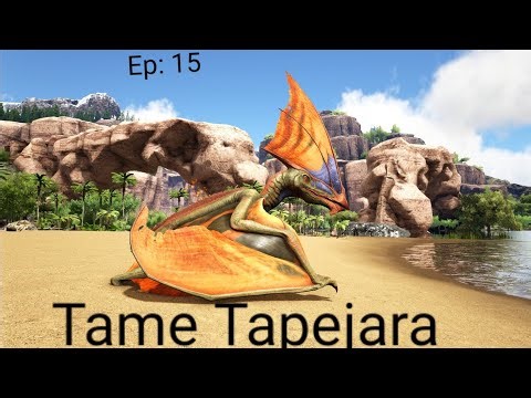 tapejara taming not God 😭 i am lost Ark Ascended scorched earth Ep:15 (Hindi)