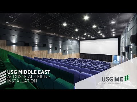 USG ME Acoustical Ceiling Installation