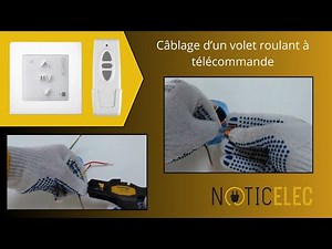 Câblage d’un volet roulant à télécommande en autoconstruction