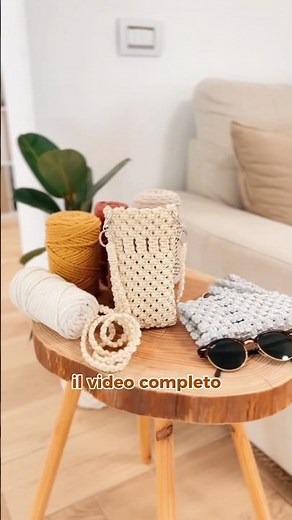 Ti insegno a realizzare questo Porta Cellulare in Macramè + altre 6 idee regalo 🎁