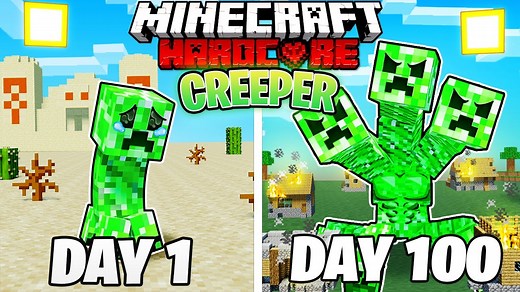 I Survived 100 DAYS as a CREEPER DRAGON in HARDCORE Minecraft! As a CREEPER DRAGON, my goal is to use my CREEPER EXPLOSIVES to cause DESTRUCTION all over Minecraft, while also building a base for me and my CREEPER FRIENDS, as well as destroying the EVIL CREEPER KITTEN for destroying my home! #minecraft #minecraftpe #minecraftbuilds #gaming | Maizen