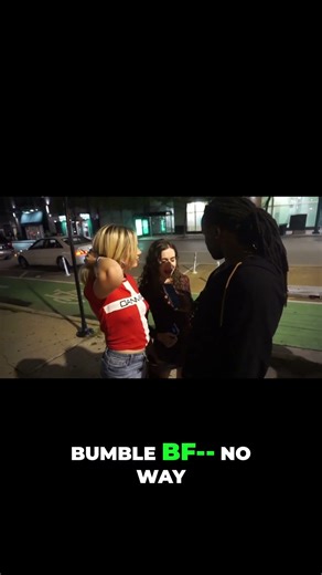 Bumble BFF: The Unexpected Truth! 😳 #Shorts #Interview #Chicago #BumbleBFF #FriendshipGoals