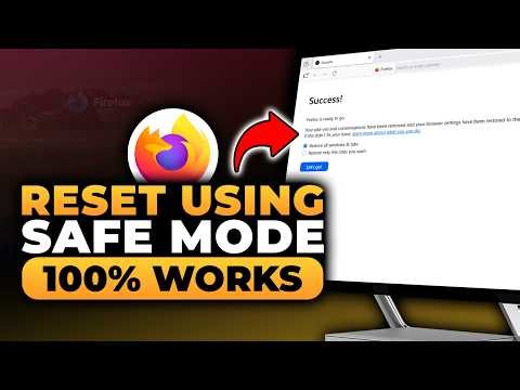 How To Reset Mozilla Firefox Browser Using Safe Mode (100% WORKS) | FAST & EASY | NO Yapping!