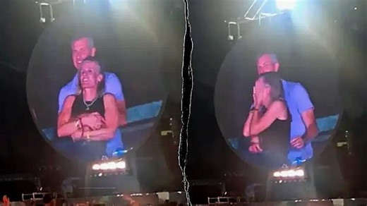 Coldplay’s Chris Martin catches couple on Kiss Cam, jokingly asks if they’re having an affair
