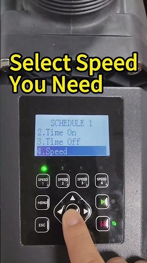 How to set time and speed for the Varpoolfaye Variable Speed Pool Pump?