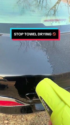 Revolutionize Your Car Drying Routine with a Leaf Blower