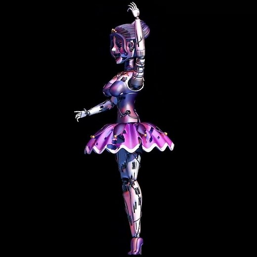 [C4D/FNAF] Scrap Ballora model showcase