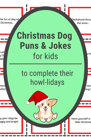 83 Christmas Dog Puns & Funny Holiday Dog Jokes PRINTABLE