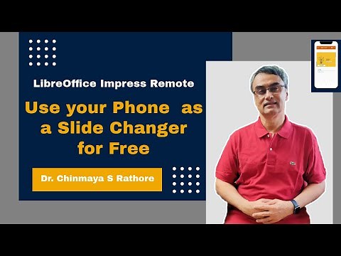 Use your Phone as Slide Changer for Free | LiberOffice Impress Remote App