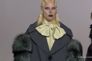 Lady Gaga models for Marc Jacobs
