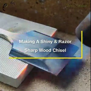4.1M views · 10K reactions | Making a Shiny & Razor Sharp Wood Chisel | DIY & Crafts | Facebook