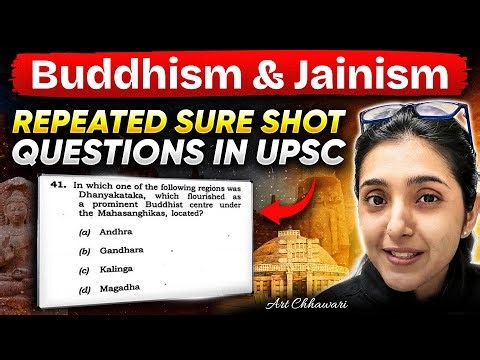 Buddhism & Jainism: Most Repeated UPSC Prelims PYQs | History & Art Culture