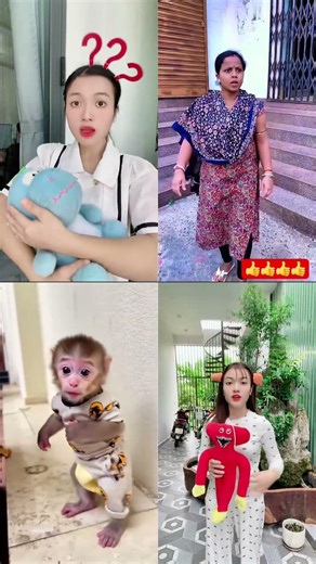 Sleepy Baby Mimic & Monkey Dance Fun 👶💤🐒
