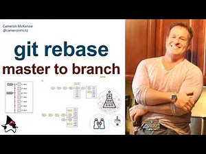 git rebase master to branch example