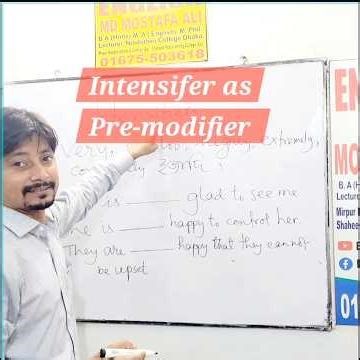 Intensier as Pre-modifier #modifiers #intensifier