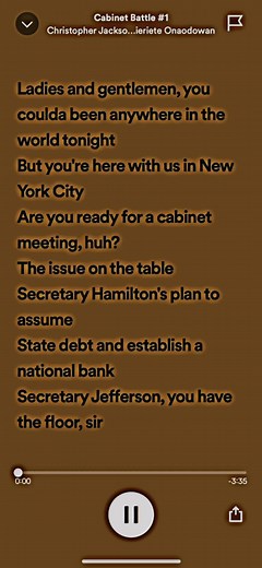 Cabinet battle #1 - hamilton #spotifysongs #spedupsounds #fyp | cabinet battle 1