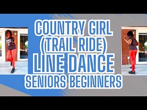 Country Girl (Trail Ride) Line Dance Tutorial for Seniors and Beginners| Step by Step Slowly