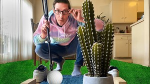 We're gettin' crafty over here! Watch Keith build a mini golf course at home! What are you up to during your #StayHome? | The Try Guys