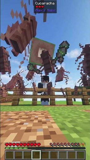 CUCARACHAS BAILARINAS | ALEX´S MOBS REVIEW (1.20.1) | MINECRAFT #minecraft #minecraftshorts