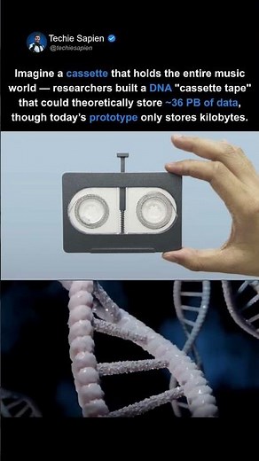 DNA Cassette Tape Can Store Every Song Ever Recorded