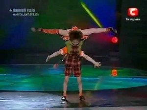 Karina & Ura - Amazing acrobatics 6-year olds - Final Ukraine's Got Talent