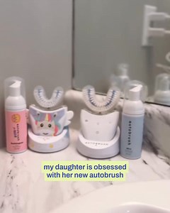 6.9K views · 10K reactions | Boring brush time? Not anymore!  With autobrush, your little ones no longer whine, they (seriously) beg for brushing time After all, it’s the only ADA-accepted U-shaped toothbrush, clinically proven to clean up to 5.1x better, no matter how they brush! ☺️ | autobrush | Facebook