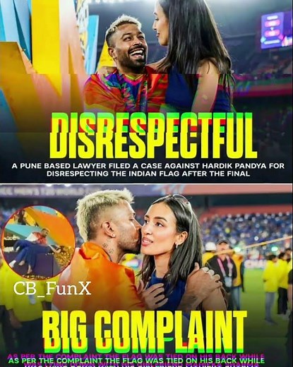 Hardik Pandya Flag Controversy: Pune Lawyer Files Case |