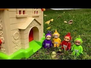 Little People FISHER PRICE House with TELETUBBIES TOYS Videos for Toddlers!