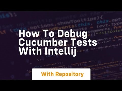 how to debug cucumber tests with intellij