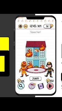 Brain Test Level 301 Walkthrough