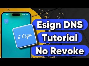Esign DNS Tutorial and Sideload Apps NO Computer/Revoke! Install IPA Files on iPhone and iPad