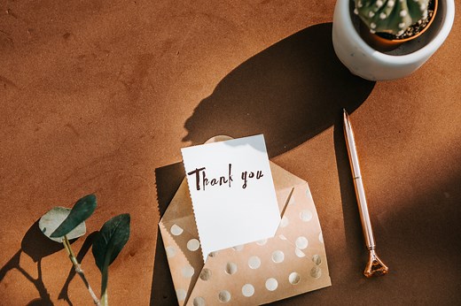 50 Meaningful Messages to Write in a Thank You Note