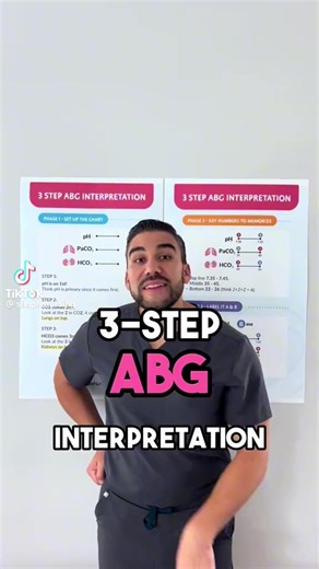 Let's lean simple ABGs#nursing school#nursingsxhool #nursinghacks #nursing #AbGs