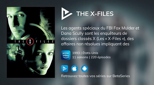 Vidéo : Voir la série The X-Files en streaming légal complet