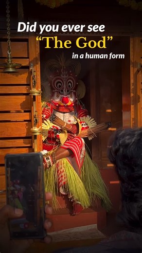 Archana Gowda on Instagram: "“Theyyam where divinity walks among us ✨ I didn’t just watch Theyyam, I felt it. I felt the presence of Divine in human form, all the struggles to know the exact place exactly date and time sleep less night, seated at one place for hours it was all worth it. #theyyam #divine #kerala #instagram #viral [ Theyyam , Kerala culture , divine performance, ritual art , gods of Kerala ]"